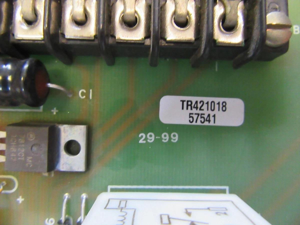 Used EXIDE SUPERVISORY CONTACTS RELAY BOARD 118302402 REV B 101250674 R1