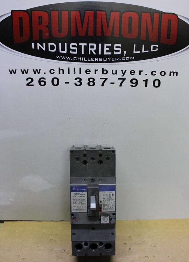 Used GE SPECTRA RMS CIRCUIT BREAKER SFHA36AT0250 110 AMP 3-POLE 600 VAC **WARRANTY**