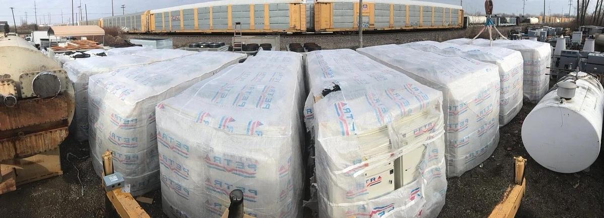 Used NEW PETRA ENGINEERING 140 TON CONDENSING UNITS DSPH140 460 VOLT CHILLER