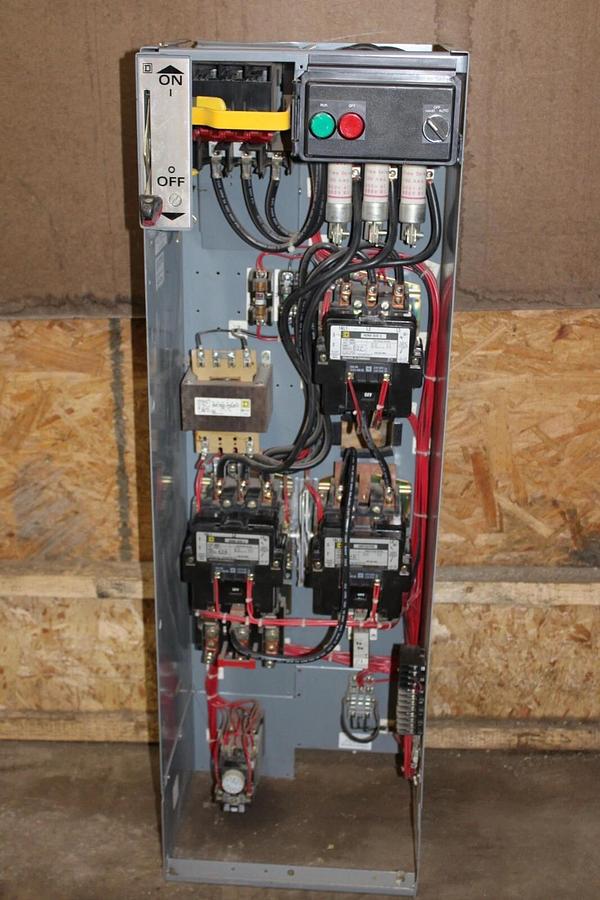 Used SQUARE D MCC STARTER BUCKET MODEL 5 45" SIZE 3 10301735-005.001 *NO DOOR*