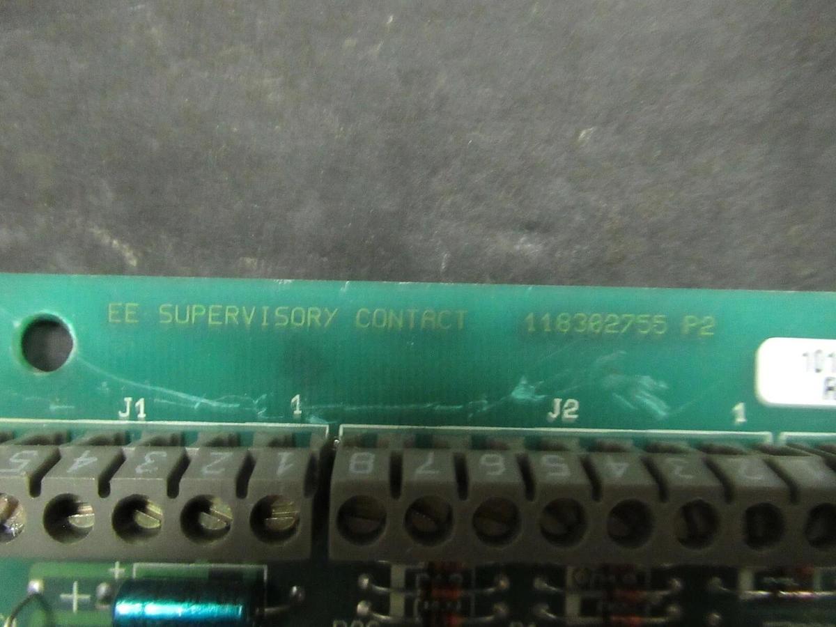 Used EXIDE EE SUPERVISORY CONTACT 118302755 P2 101072957 REV B CIRCUIT BOARD