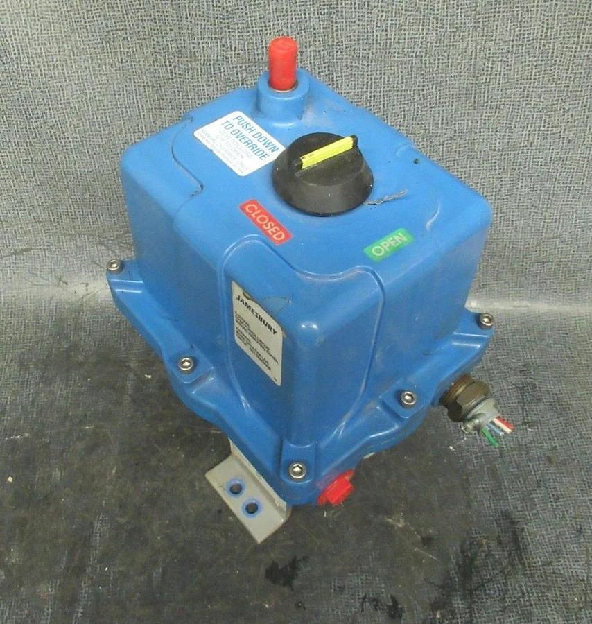 Used JAMESBURY ACTUATOR ERV-51-01-Q J2000 0.6A 115 VAC NEMA: 4X