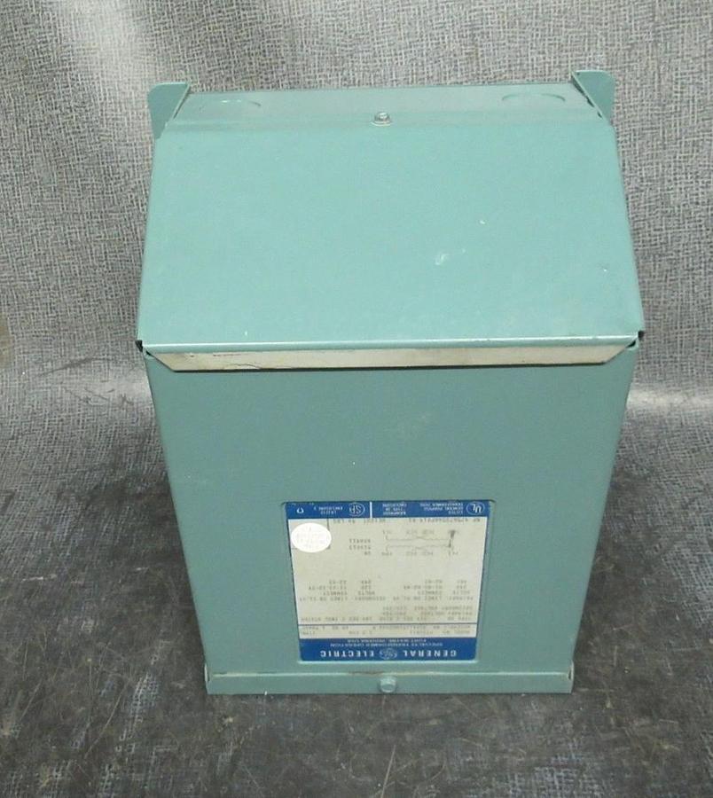 Used GENERAL ELECTRICAL GE TRANSFORMER 9T51B11 KVA: 1.5 240X480 VAC PRI 120/240 V SEC