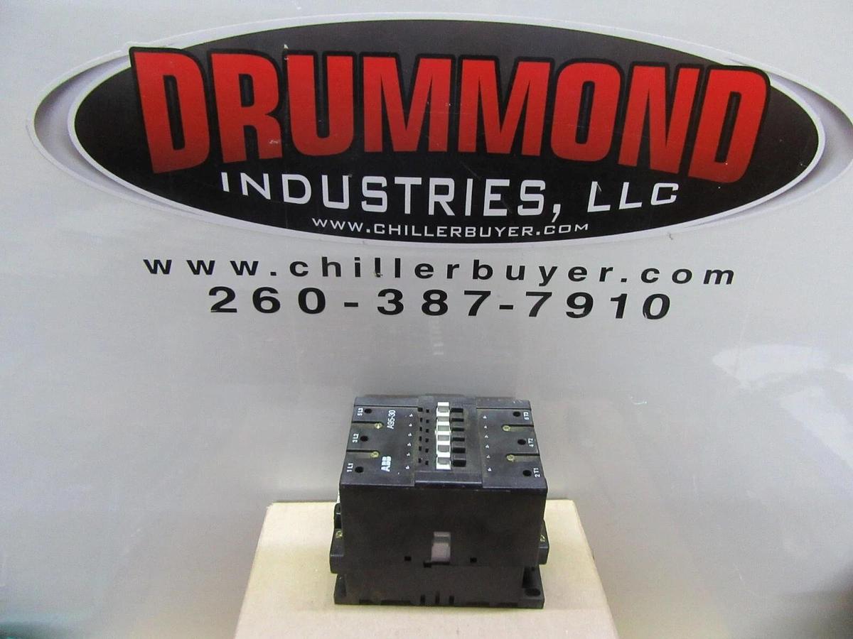 Used ABB CONTACTOR A95 125 AMP 600 VAC 75 HP 3-PHASE 3-POLE COIL: 110/120 VOLT