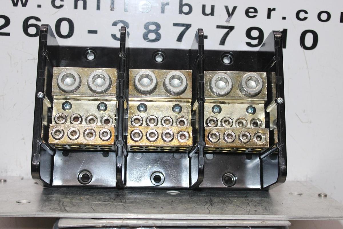 Used SQUARE D WIRE TERMINAL BLOCK 9080-LBC365208 760 AMP 600 VOLT CU WIRE ONLY