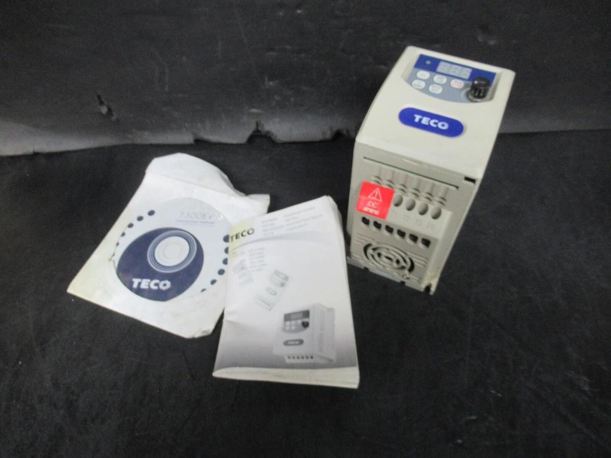 NEW SURPLUS TECO VARIABLE AC SPEED DRIVE JNEV-201-H3 1 HP 0.75 KW 240 VOLT