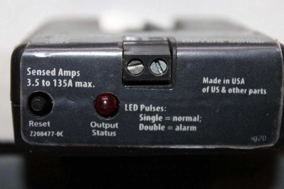 Used VERIS SELF-CALIBRATING CURRENT SENSOR HAWKEYE 904 3.5-135 AMP **WARRANTY**