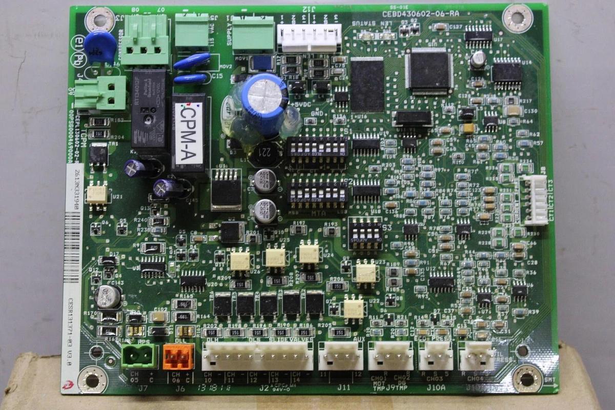 Used CARRIER CHILLER CONTROL CIRCUIT BOARD CEPL130602-02-R CEBD430602-06-RA