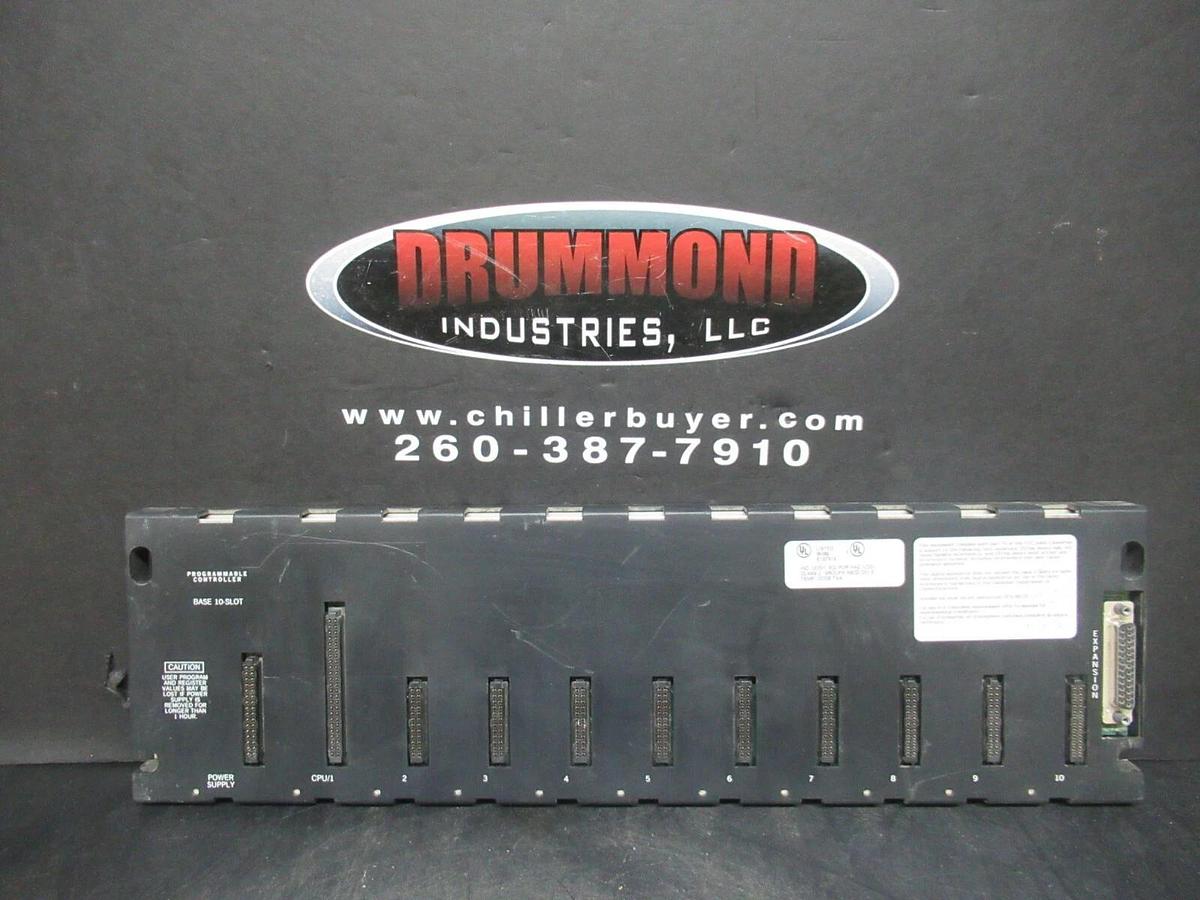 Used GE FANUC PROGRAMMABLE 10 SLOT BASE IC693CHS391G **WARRANTY INCLUDED**