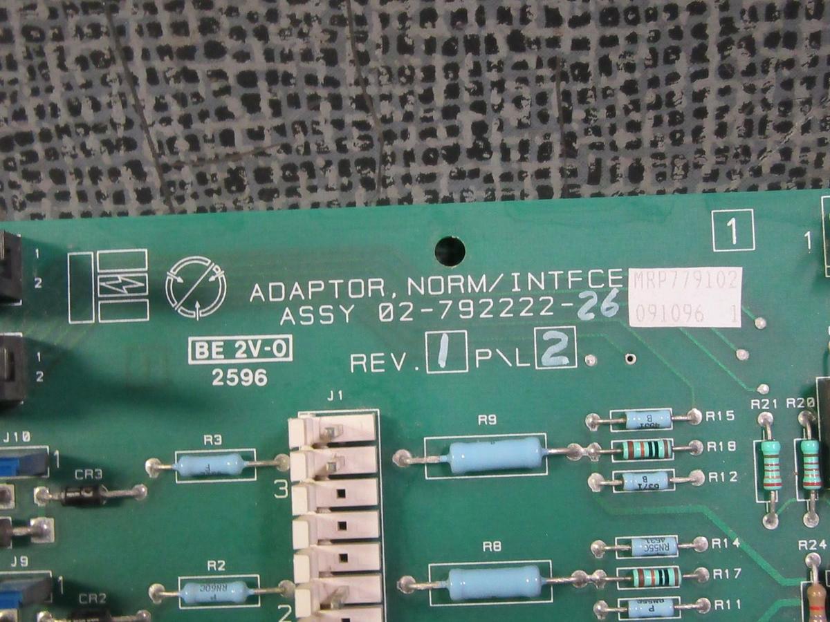 Used LIEBERT ADAPTER NORMAL & INTERFACE 02-792222-26 REV 1 P/C 2 *WARRANTY INCLUDED*