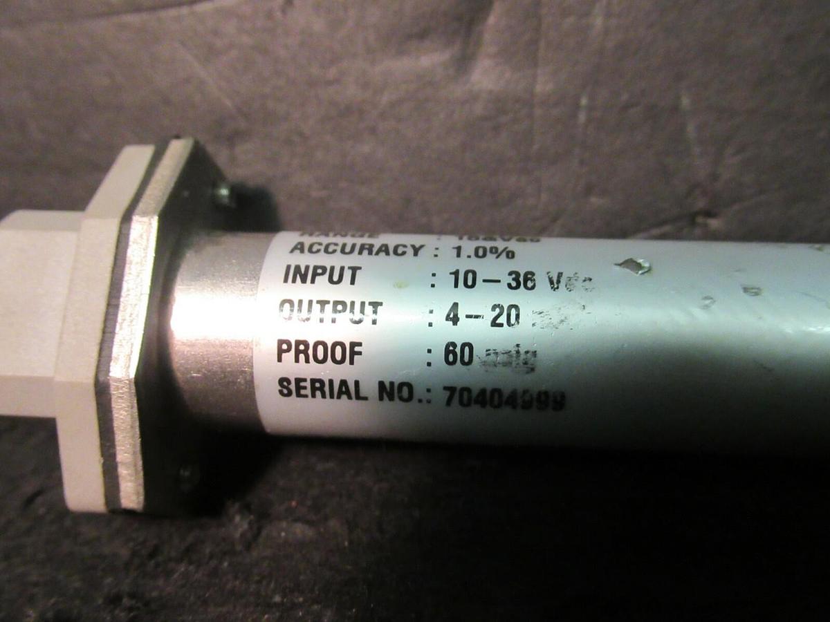 Used KELE PTX1-02 STAINLESS STEEL PRESSURE SENSOR TRANSMITTER PTX1 ±1% ACCURACY