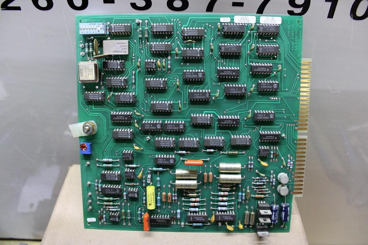 Used EXIDE CIRCUIT BOARD GT & SYNC OSC 118-302-724-P2 101072910-R6 **WARRANTY**