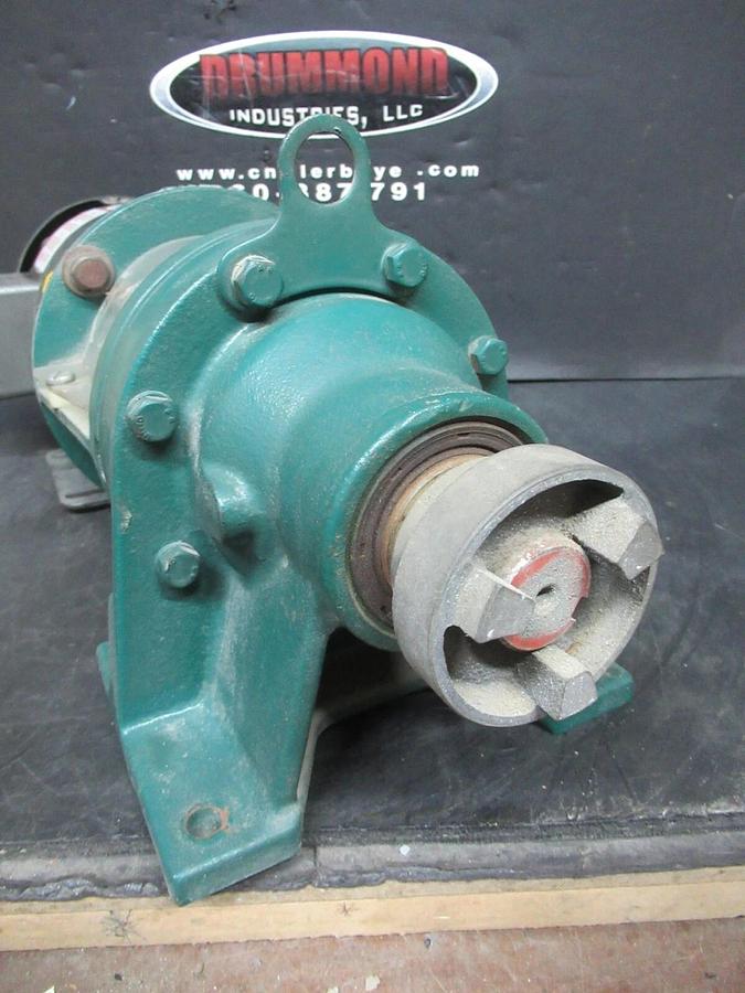 Used BALDOR 3-PHASE 56C MOTOR AND GEARBOX CM3542 W/ SUMITOMO HC-3097 3/4 HP 460 VOLT