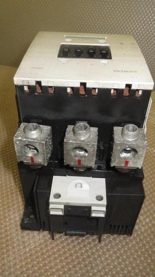 Used SIEMENS SIRIUS CONTACTOR -215 AMP 3 PHASE 127V COIL MODEL 3RT1056-6