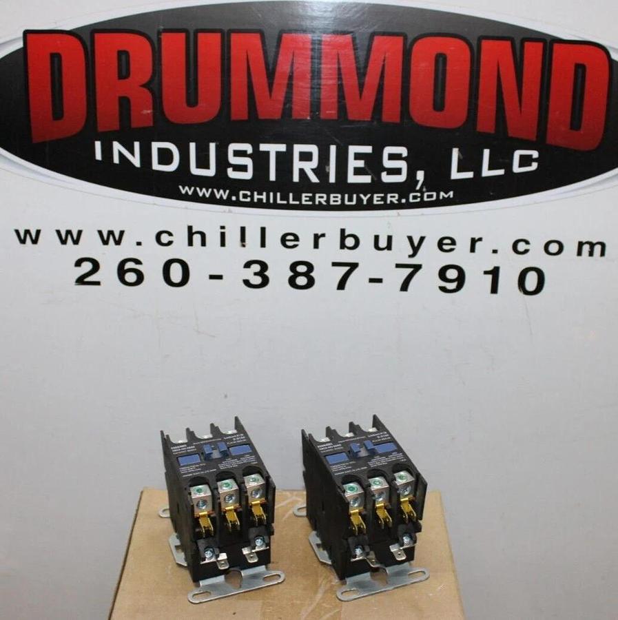 Used HOMER CONTACTOR XMC0-403-EBBD E-0100 40 AMP 600 VAC COIL: 24 VAC **LOT OF 2**