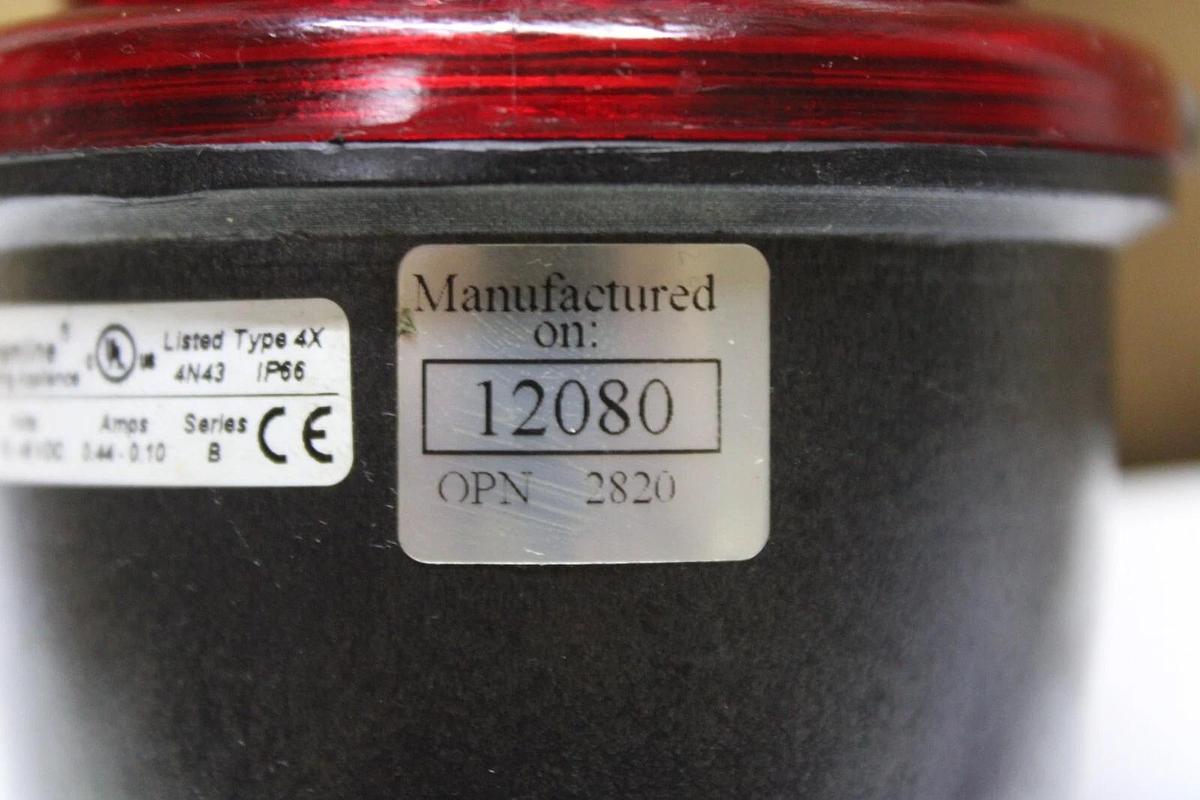 Used LPS STREAMLINE VISUAL SIGNAL LIGHT LP3MSA 4X 48 VDC 0.44 AMP **WARRANTY**