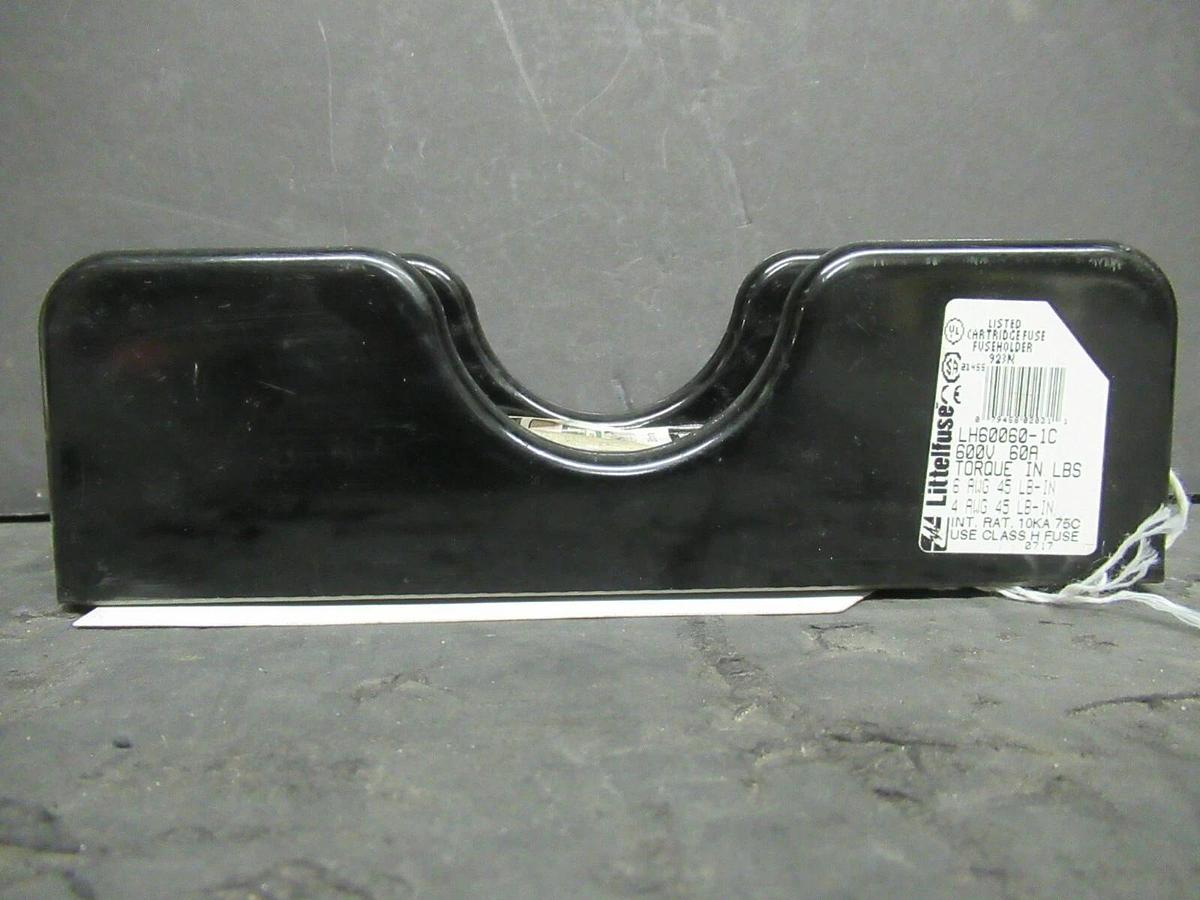 Used LITTELFUSE FUSE LUG SET LR60060-1C 600 VOLTS 60 AMP **WARRANTY INCLUDED!**