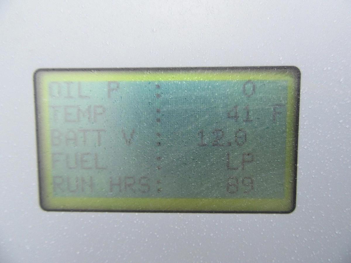 Used 30 KW GENERATOR MTU 4.3 NATURAL GAS LP PROPANE 120/240 VOLT 1PH 89 HRS 40KW 2015