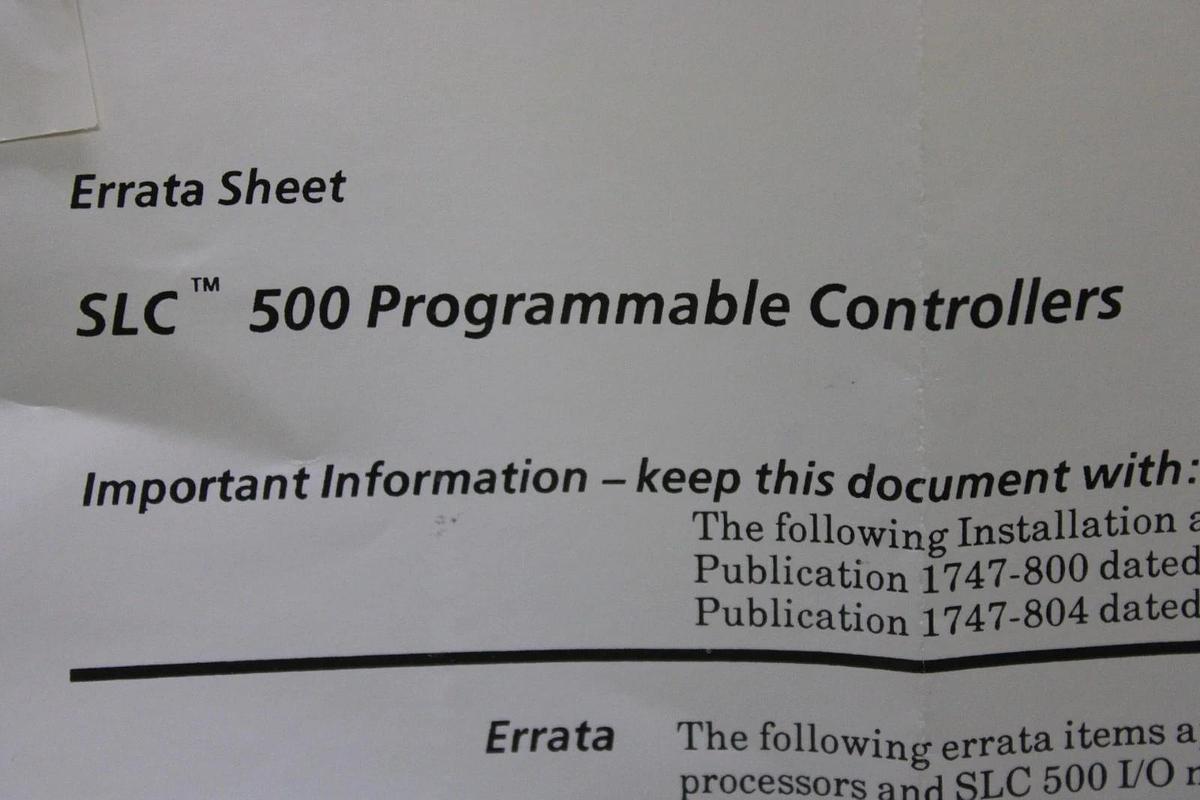 NIB ALLEN-BRADLEY SLC 500 PROGRAMMABLE OUTPUT CONTROL MODULE 1746-OV16