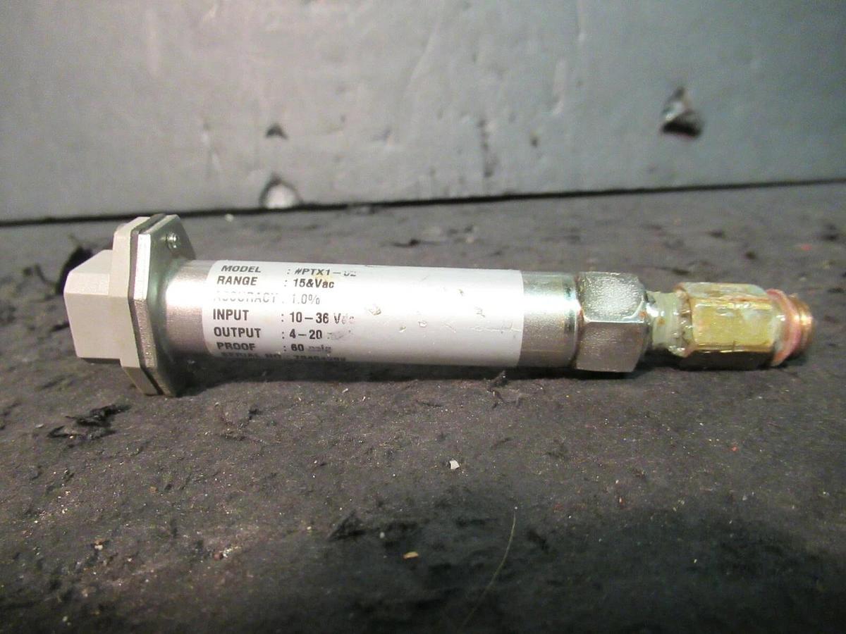 Used KELE PTX1-02 STAINLESS STEEL PRESSURE SENSOR TRANSMITTER PTX1 ±1% ACCURACY