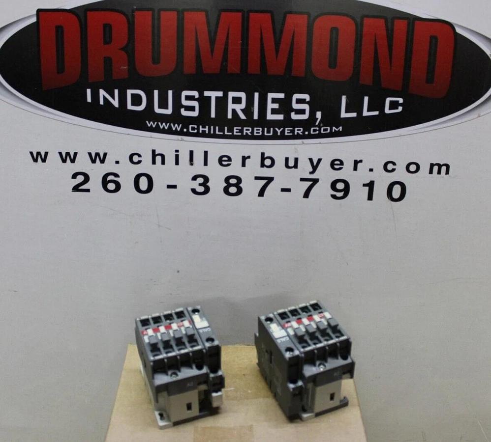 Used LOT OF 2 ABB CONTROL RELAY N22E 16 AMP 600 VAC COIL: 110/120V **WARRANTY**