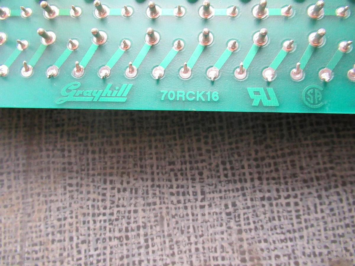 Used GRAYHILL I/O CIRCUIT BOARD 70RCK16 **WARRANTY INCLUDED**