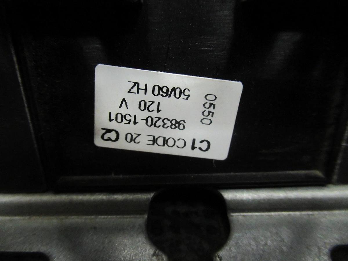 Used PRODUCTS UNLIMITED CONTACTOR 50A/RES 600V 25HP 120V COIL 50/60HZ 3100-30T2028MC