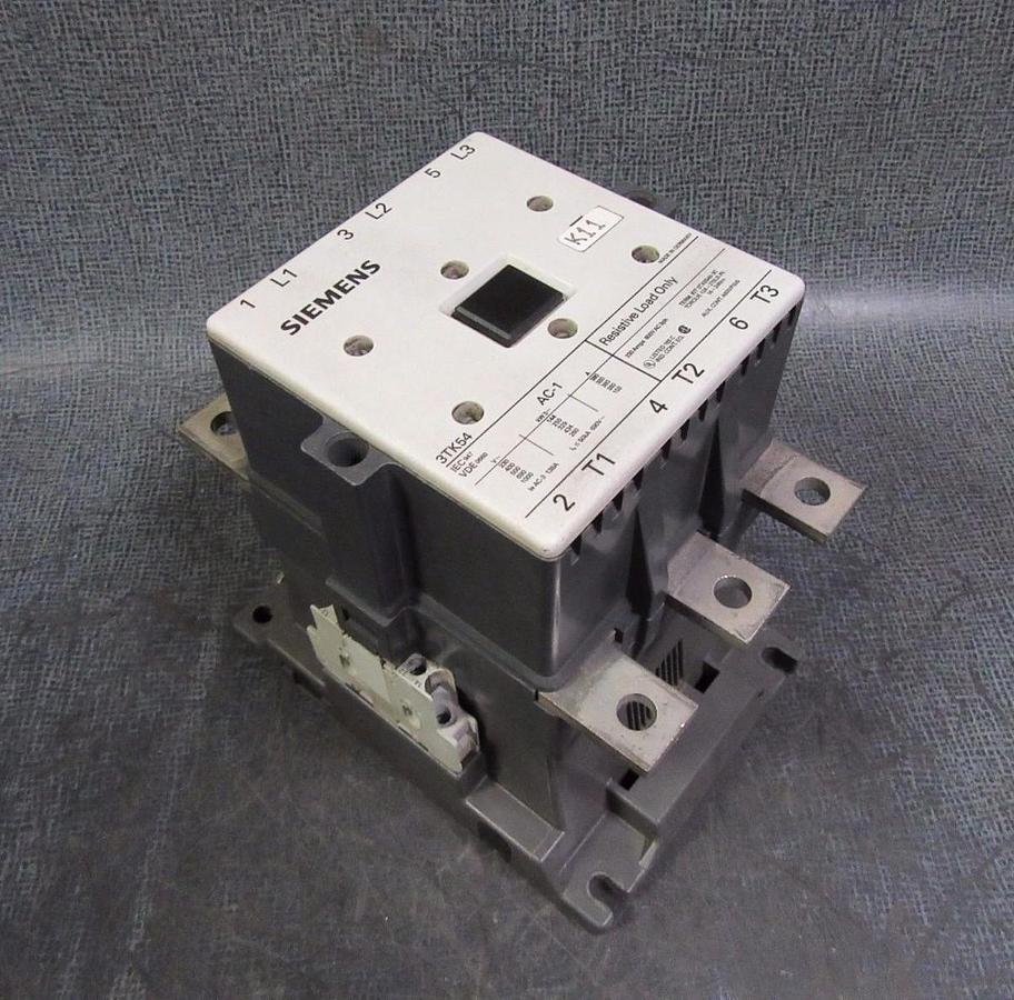 Used SIEMENS CONTACTOR 3TK54 330 AMP 600 VAC 3 PHASE COIL: 380/400V **WARRANTY**