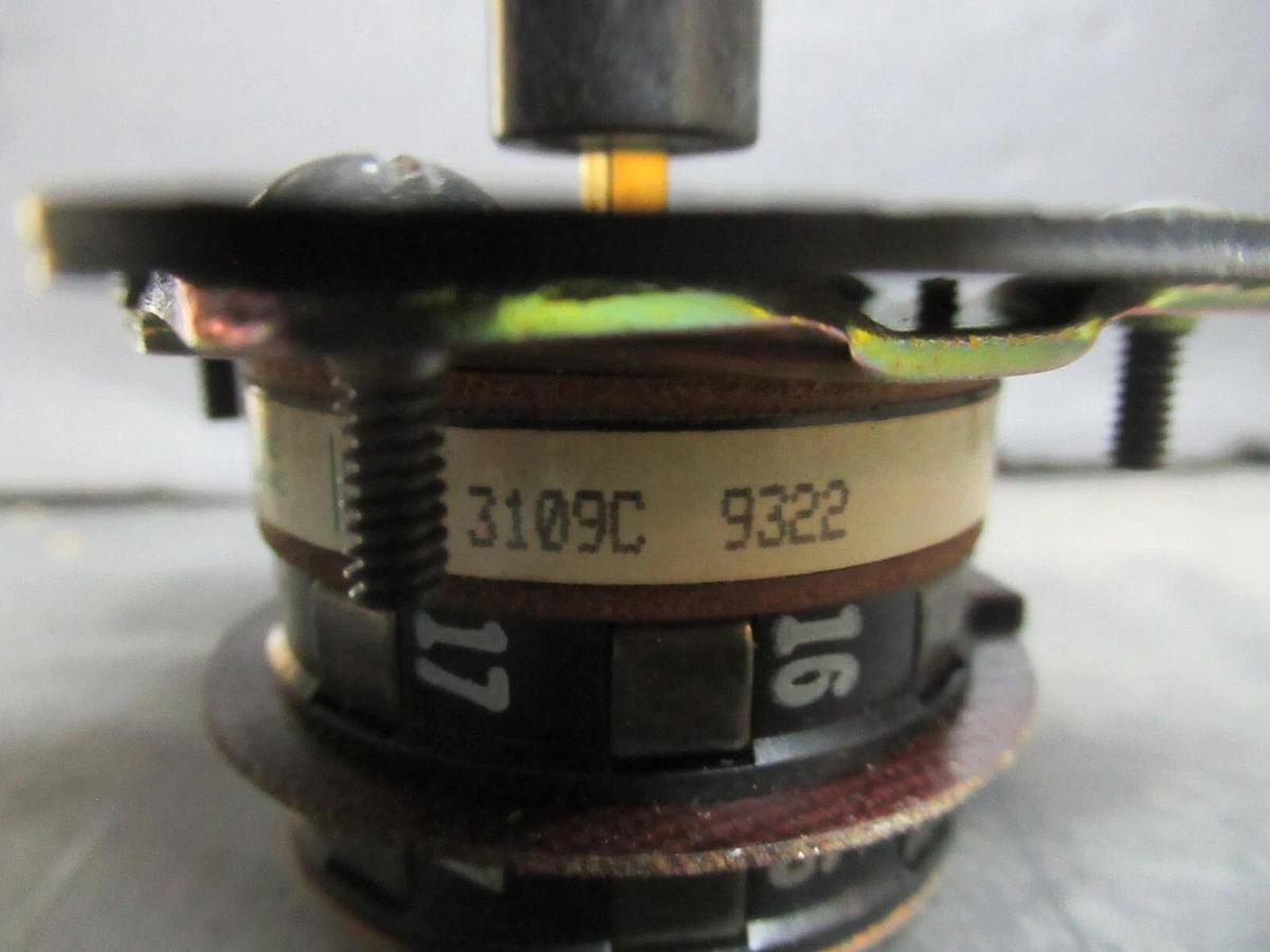 Used ELECTROSWITCH SERIES 31 CONTROL SWITCH 3109C 3-PHASE 125-600 VAC 10-3 AMP