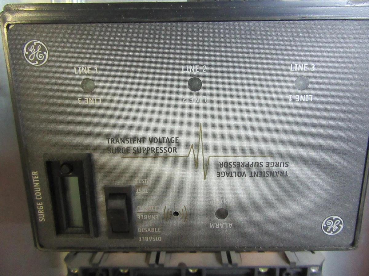 Used GE SERVICE PANEL AQF3421ABX 125 AMP 208Y/120 VOLT 3-PHASE W/ SURGE PROTECTOR