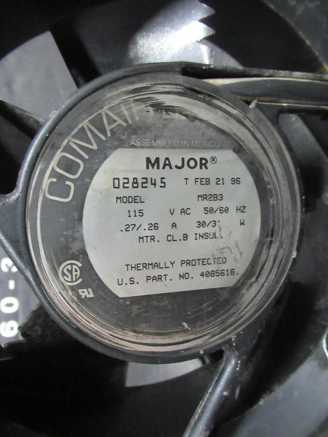 Used COMAIR ROTRON AC COOLING AXIAL FAN MR2B3 115 VAC 0.27 AMP 31 WATT 60 HZ
