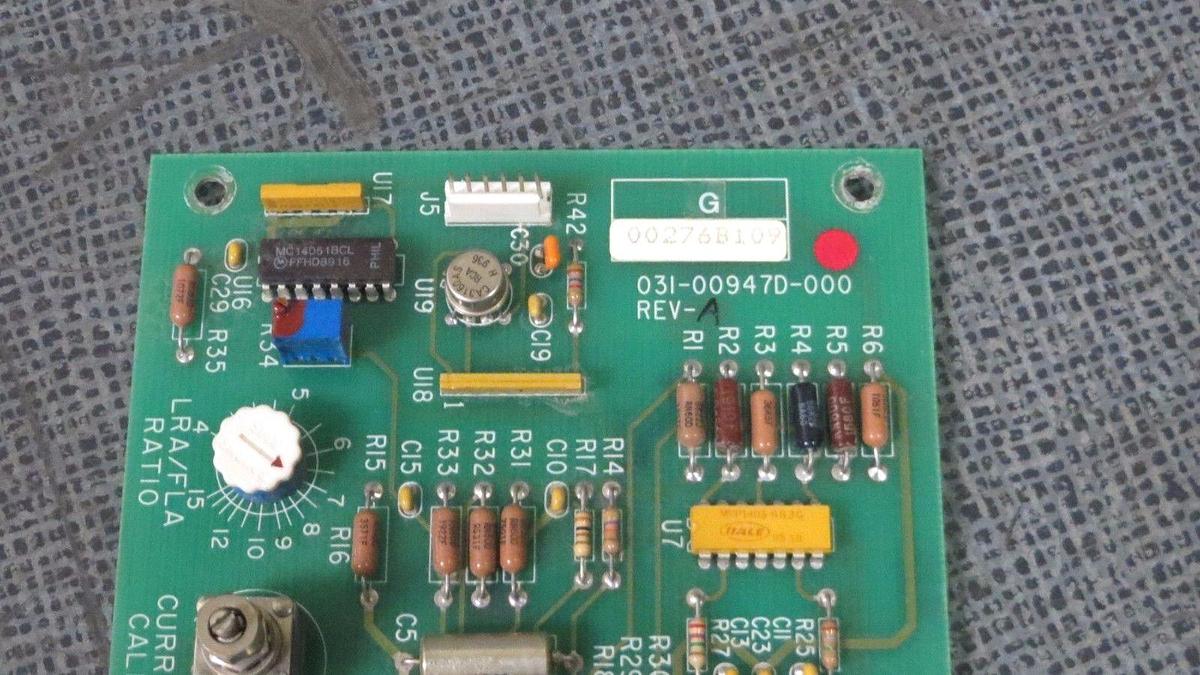 Used YORK CURRENT CONTROL CM-2 CIRCUIT BOARD MODEL 031-00947D-000 REV A **WARRANTY**