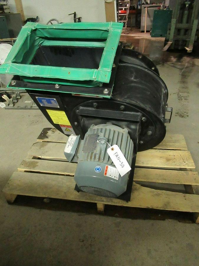 Used SHINHO ASE FAN W/ HYOSUNG MOTOR HSX1002211 3515 RPM 1.15 SF 3.7 kW 380V 14A