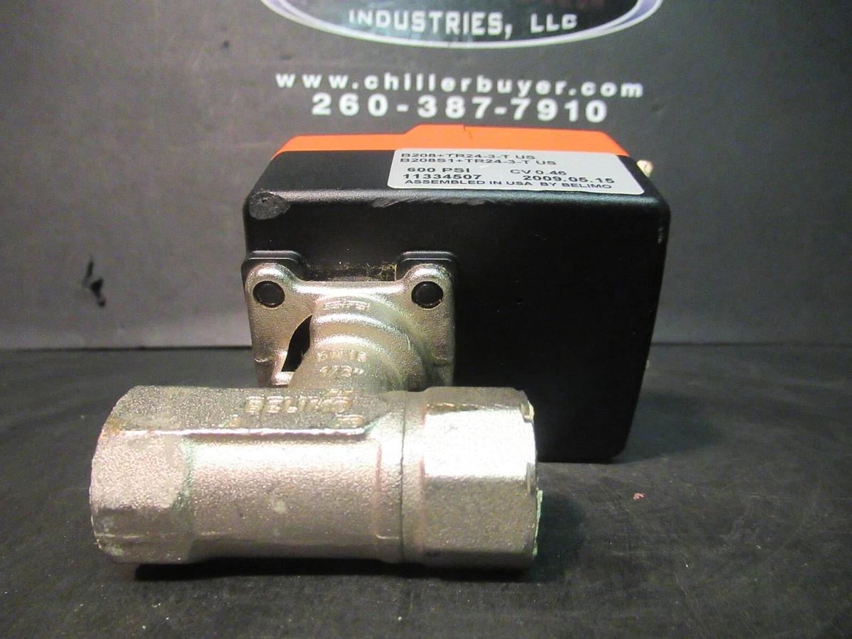 Used BELIMO FLOATING NON-SPRING RETURN ACTUATOR TR24-3-T 24 VAC 1 WATT 600 PSI
