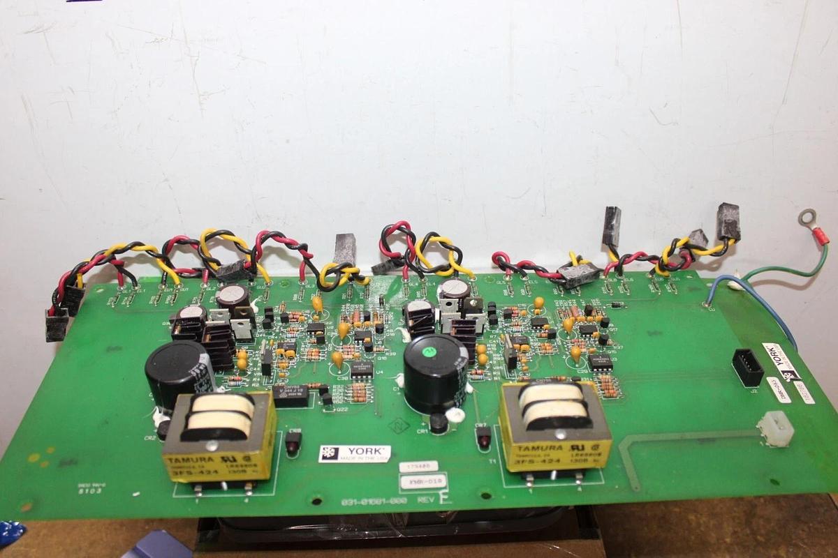 Used YORK VFD GATE CONTROL CIRCUIT BOARD 031-01681-000 REV. F **WARRANTY**
