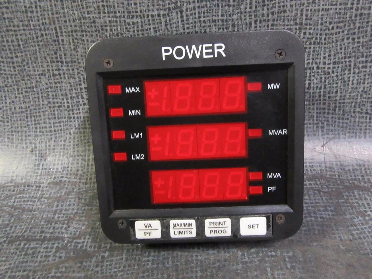 Used ELECTRO INDUSTRIES P-33 POWER METER DISPLAY MODULE READOUT  **WARRANTY**