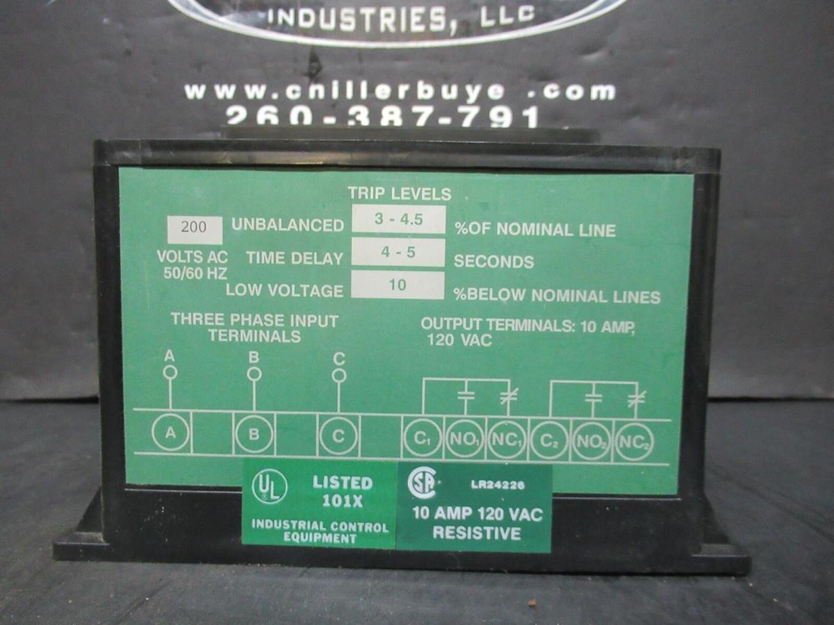 Used TRANE GOTRONIC POWER LINE MONITOR 51-20011-10 10 AMP 120 VAC **WARRANTY**
