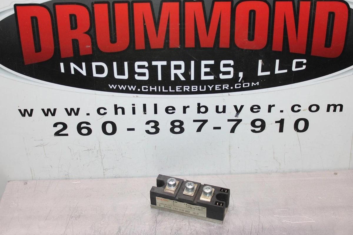 Used EUPEC POWERBLOCK POWER MODULE EXIDE-143-318-022 16J2 *WARRANTY*