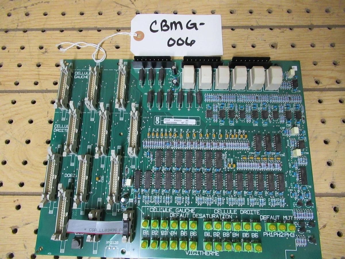 Used MERLIN GERIN CRIZ 6740371XE-1B 6740372 PLC PC BOARD MG MGE EPG **WARRANTY**