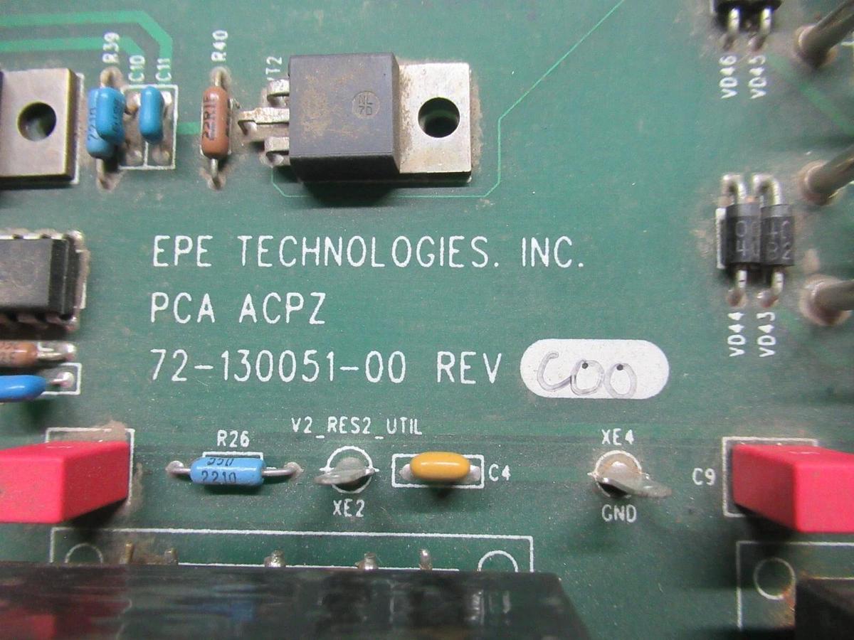 Used EPE TECHNOLOGIES UPS CIRCUIT BOARD PCA ACPZ 72-130051-00 REV. C00 **WARRANTY**