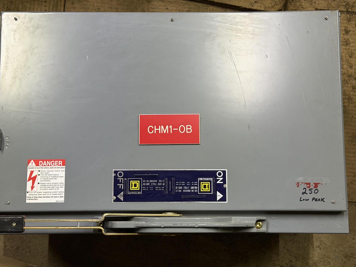 Used FURNAS DEFINITE PRUPOSE CONTACTOR 42GE35AF551R 90 AMP 600 VAC 50 HP 3-PHASE