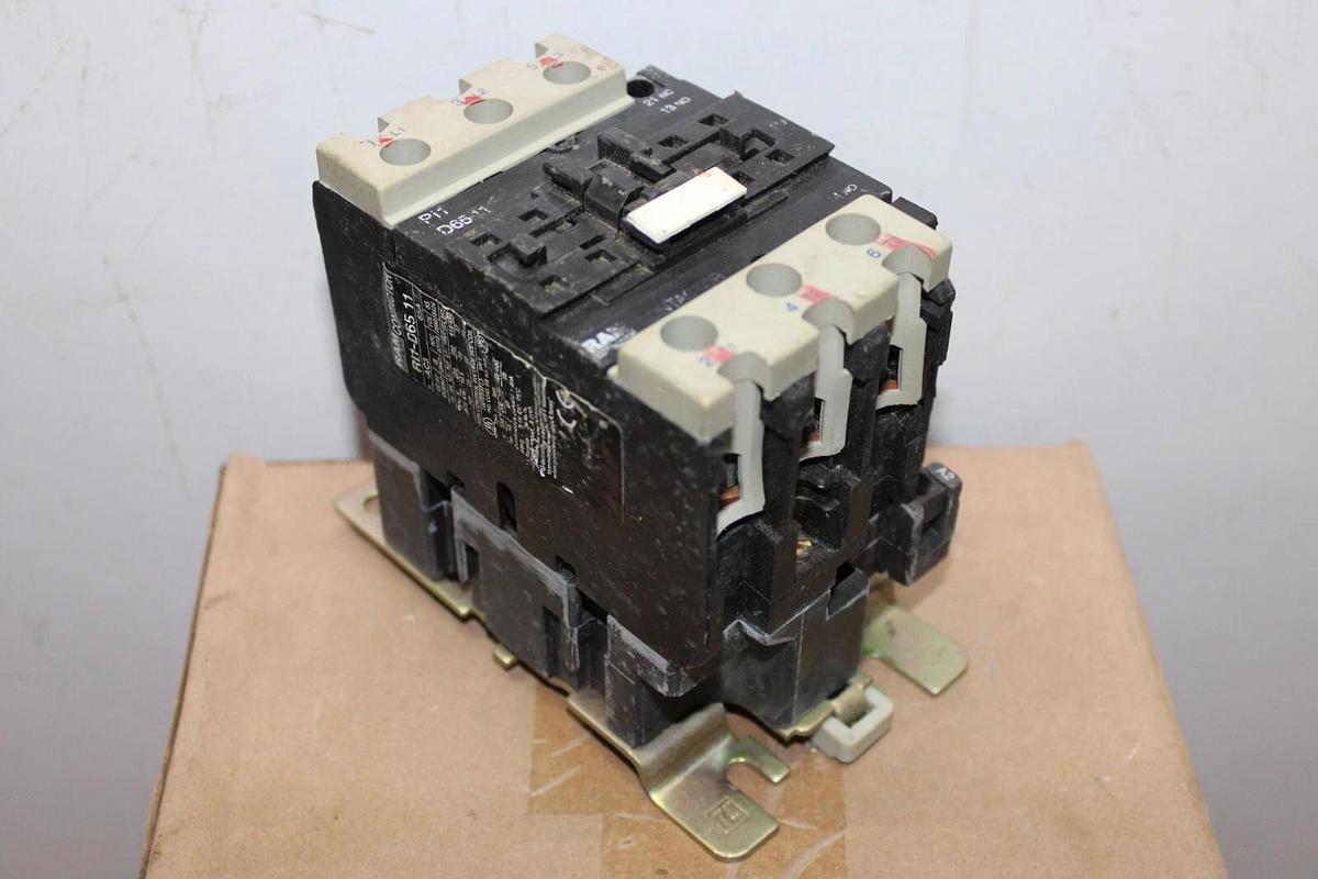 Used RAM INDUSTRIES CONTACTOR RL1-D65-11 600 VAC 80 AMP 3-PHASE *WARRANTY*