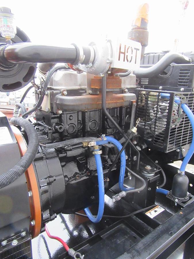 Used 30 KW DIESEL GENERATOR GENERAC 120/240 VOLT SINGLE PHASE 38 HOURS VIDEO WE SHIP