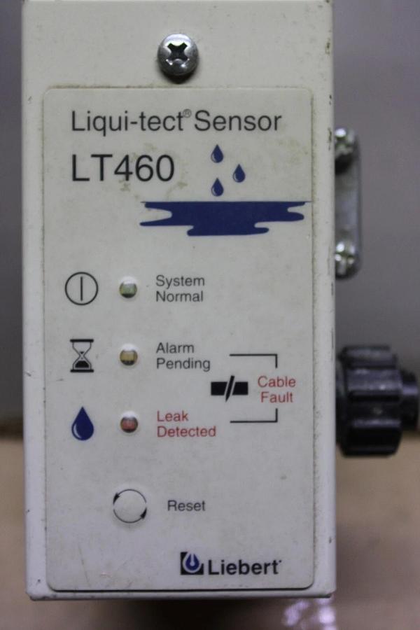 Used LIEBERT LIQUI-TECT SENSOR LEAK DETECTOR LT-460 REV. N 24 VAC 0.12 AMP 3VA TYPE 1