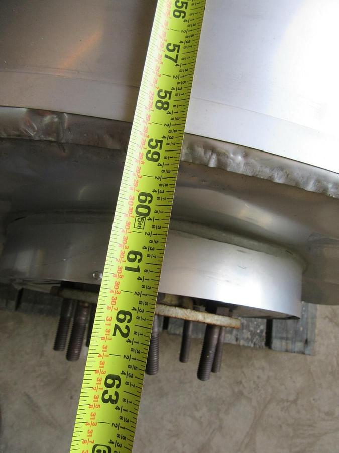 Used 5' FTHOSPITAL GRADE GENERATOR MUFFLER EXHAUST SILENCER ENCASED 4" INLET OUTLET