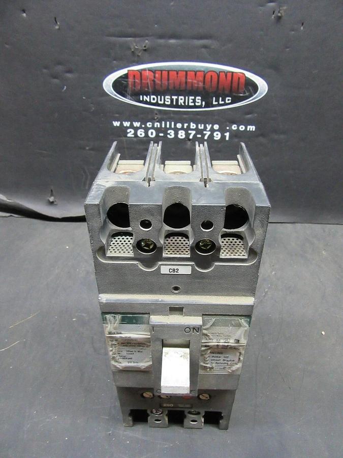 Used GE CIRCUIT BREAKER TFJ236250WL 250 AMP 600 VAC 3-POLE **WARRANTY INCLUDED**