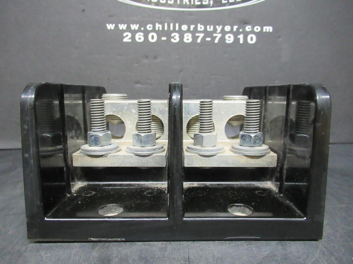 Used MARATHON TWO POLE POWER DISTRIBUTION BLOCK 1452205 1452599 600 VOLT 760 AMP