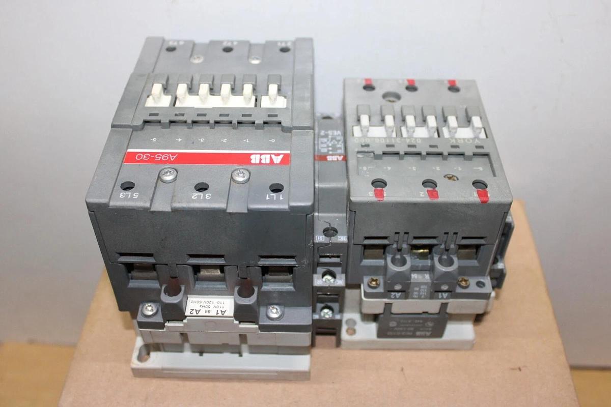 Used ABB CONTACTOR A95-30 125 AMP 600 VAC 75 HP 3-PHASE W/ 024-31106-000 *WARRANTY*