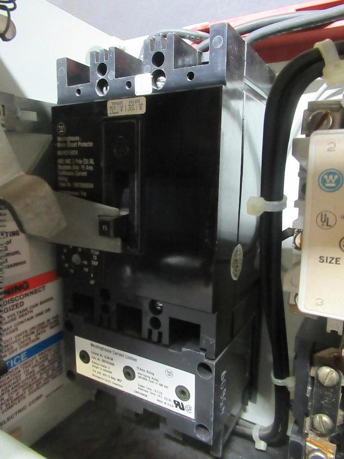 Used CUTLER HAMMER MOTOR STARTER CONTROL MODEL: 2100 12" W/ A200M1CACP NEMA SIZE 1
