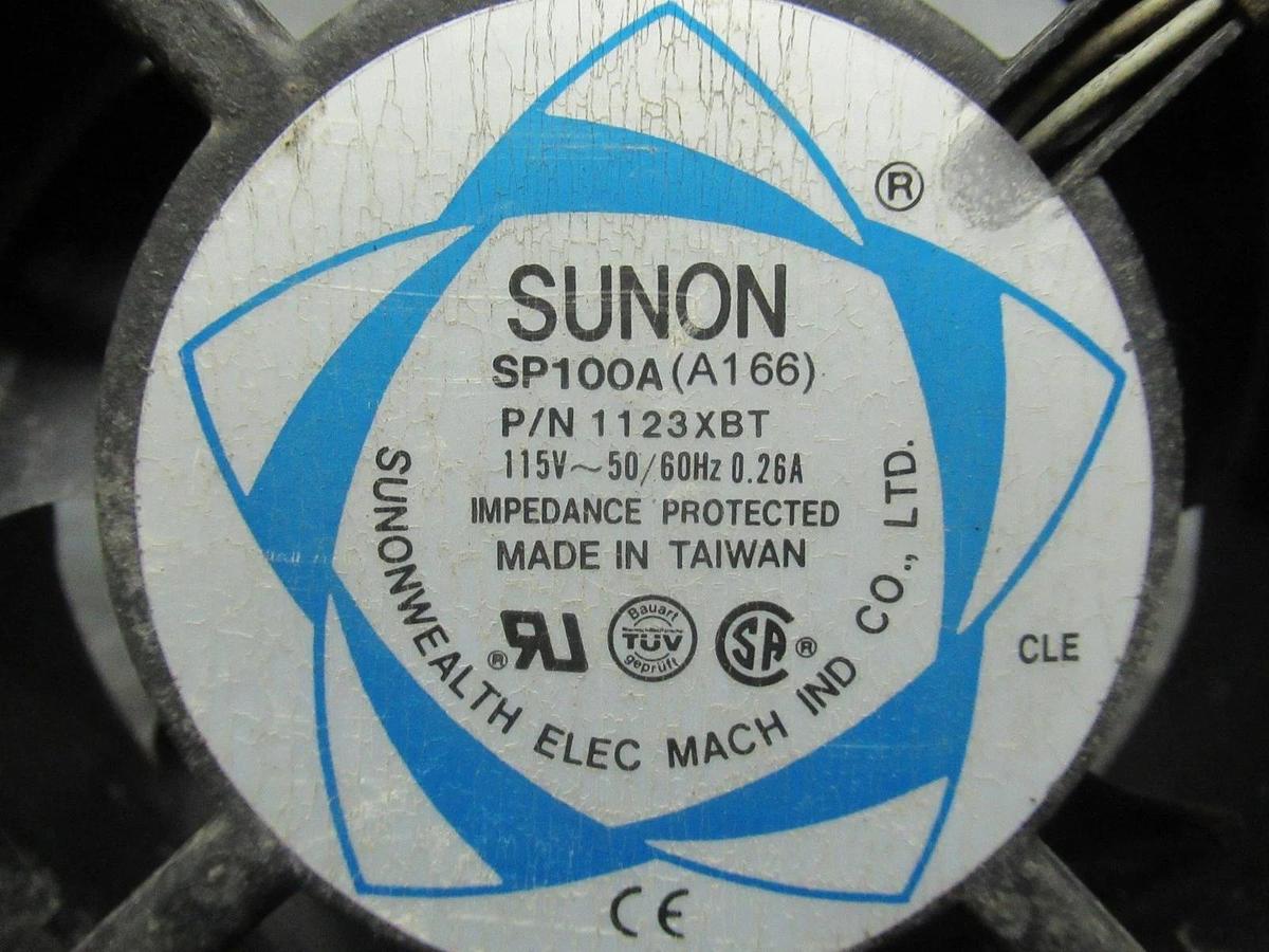 Used SUNON FAN SP100A 115VAC 50/60HZ 0.26A **WARRANTY INCLUDED**